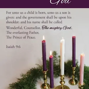 Worldwide Shipping Advent Bulletin: The Mighty God (Package of 100)