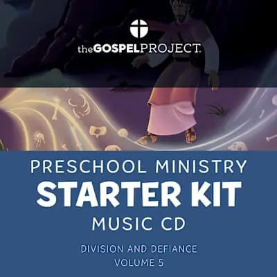 In Demand The Gospel Project for Preschool: Preschool Ministry Starter Kit Extra Music CD - Volume 5: Division and Defiance