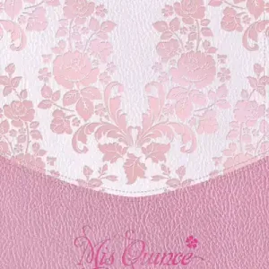 RVR 1960 Biblia mis quince, rosa floreado, símil piel Fan Favorite