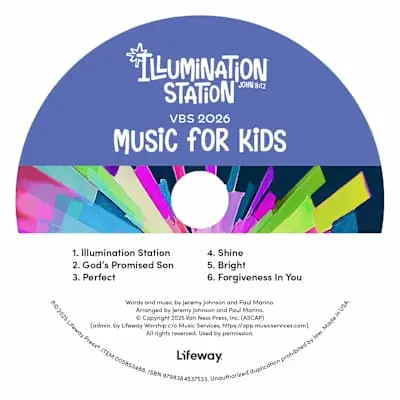 VBS 2026 Music for Kids CD Pkg 50 Big Sale