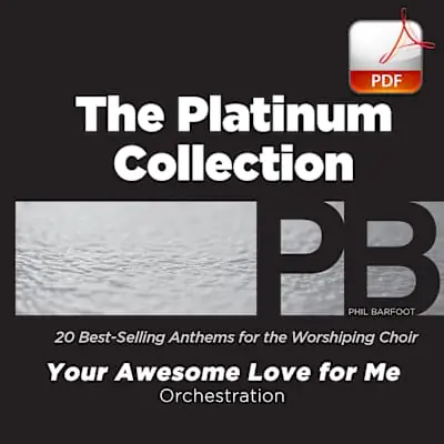 Your Awesome Love for Me - Downloadable Rhythm Charts Fast Shipping